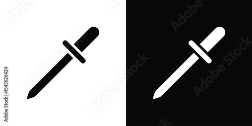 Eye dropper icon collection. line stroke icon. EPS 10