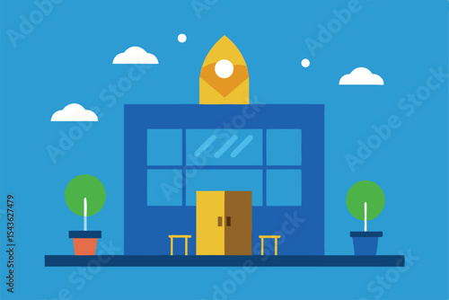 Startup incubator office space for business development support  