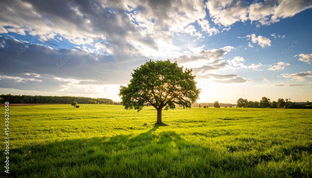 Fototapeta premium tree in the field