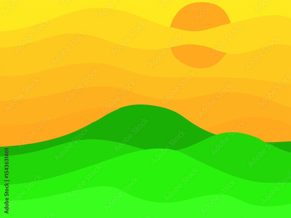 Obraz premium landscape with mountains