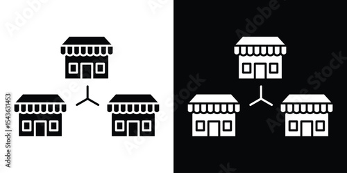 Franchise icon collection. line stroke icon. EPS 10
