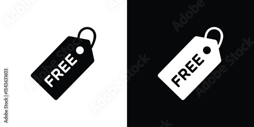 Free tag icon collection. line stroke icon. EPS 10