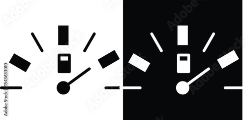 Gauge icon collection. line stroke icon. EPS 10