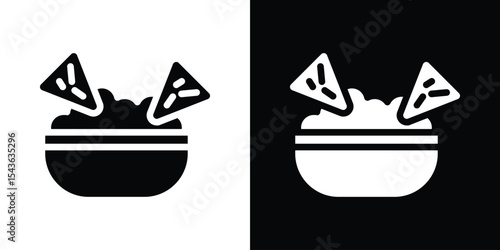 Guacamole icon collection. line stroke icon. EPS 10