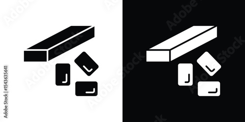 Gum icon collection. line stroke icon. EPS 10