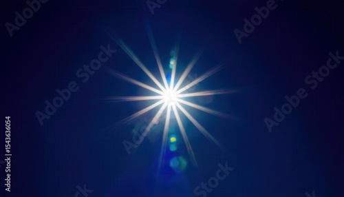 Wallpaper Mural  bright sunburst in deep blue sky with vibrant lens flare and glowing clouds, ideal for summer design, energy branding, poster background, or web banner Torontodigital.ca