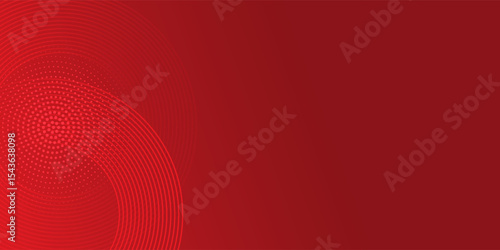 Collection of red concentric circles. Collection of radial sound wave or sonar rings. Pack of radar icon symbols, targets, dashed lines, halftones.