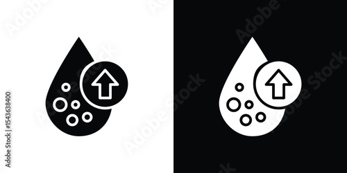 High cholesterol icon collection. line stroke icon. EPS 10