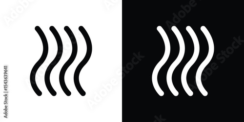 Hot icon collection. line stroke icon. EPS 10