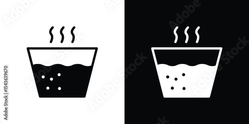 Hot Water icon collection. line stroke icon. EPS 10