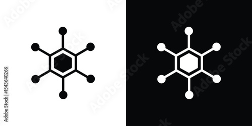 Hub icon collection. line stroke icon. EPS 10