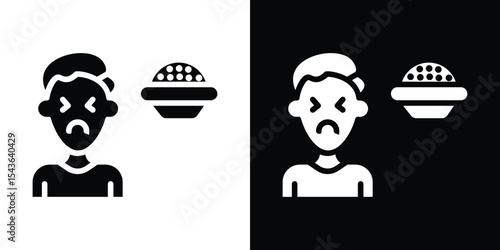 Hungry icon collection. line stroke icon. EPS 10