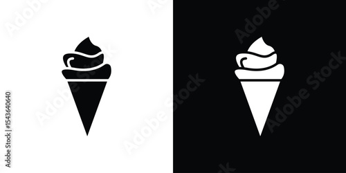 Ice cream icon collection. line stroke icon. EPS 10