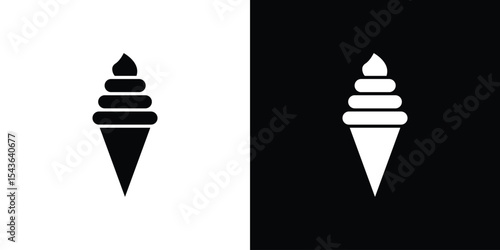 Ice cream icon collection. line stroke icon. EPS 10