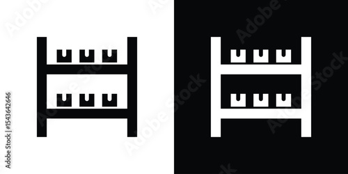 Inventory icon collection. line stroke icon. EPS 10