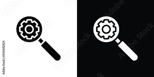 Investigate icon collection. line stroke icon. EPS 10