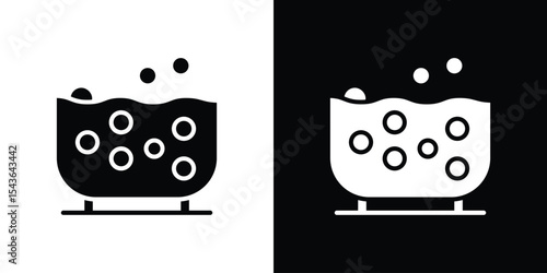 Jacuzzi icon collection. line stroke icon. EPS 10