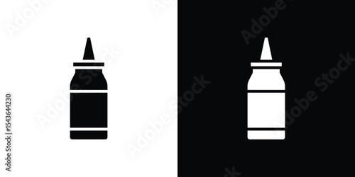 Ketchup icon collection. line stroke icon. EPS 10