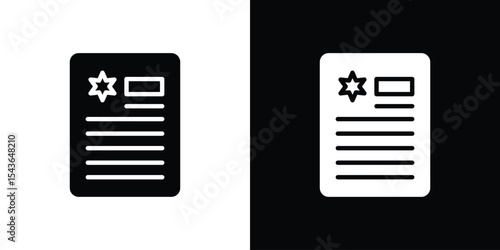 License icon collection. line stroke icon. EPS 10