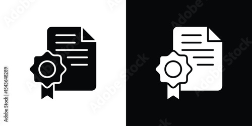 License icon collection. line stroke icon. EPS 10