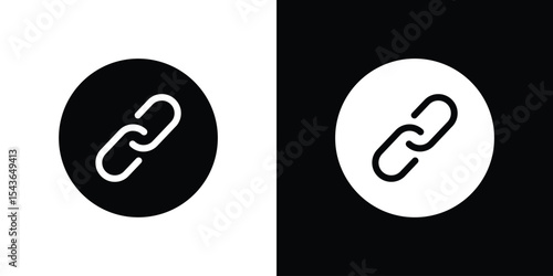 Link icon collection. line stroke icon. EPS 10