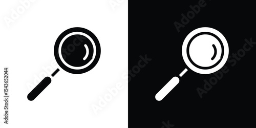 Loupe icon collection. line stroke icon. EPS 10