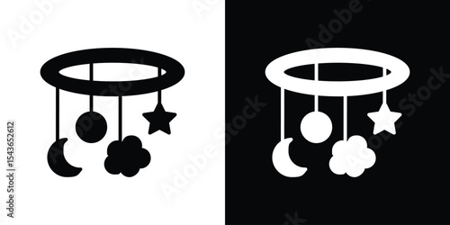 Lullaby toy icon collection. line stroke icon. EPS 10