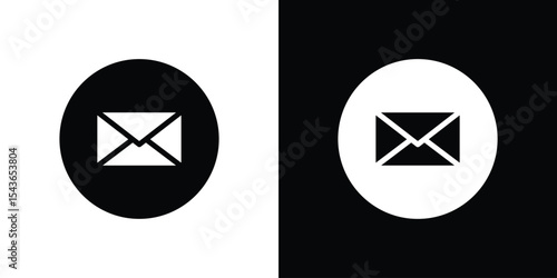 Mail icon collection. line stroke icon. EPS 10