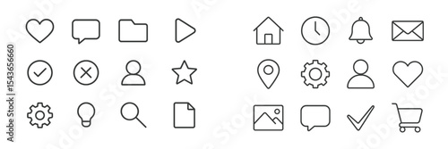 Icons representing various online activities and tools for communication and organization in modern digital life Free Download Icons representing various online activities and tools for communication and organization in modern digital life - GFXLoad