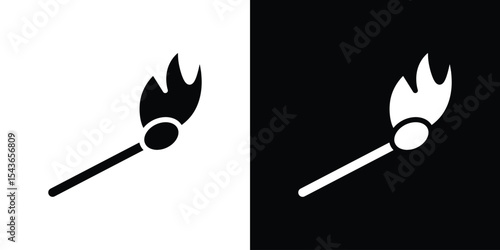 Matches icon collection. line stroke icon. EPS 10