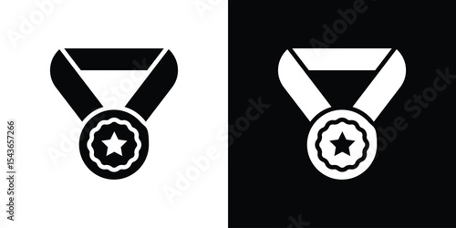 Medal icon collection. line stroke icon. EPS 10