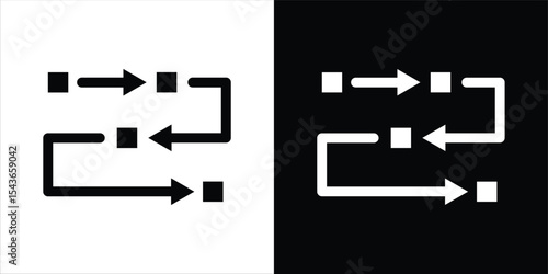 Methodology icon collection. line stroke icon. EPS 10