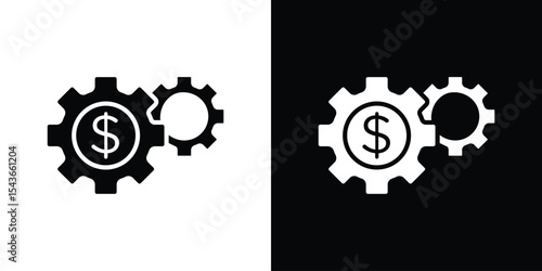 Money processes icon collection. line stroke icon. EPS 10