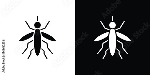 Mosquito icon collection. line stroke icon. EPS 10