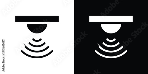 Motion sensor icon collection. line stroke icon. EPS 10