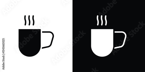 Mug icon collection. line stroke icon. EPS 10