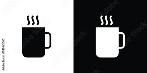 Mug icon collection. line stroke icon. EPS 10