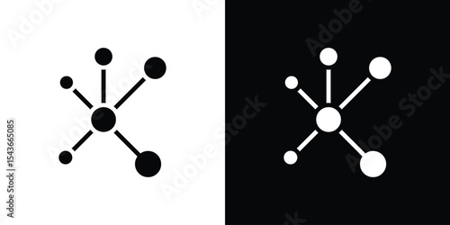 Network icon collection. line stroke icon. EPS 10