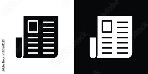 News icon collection. line stroke icon. EPS 10