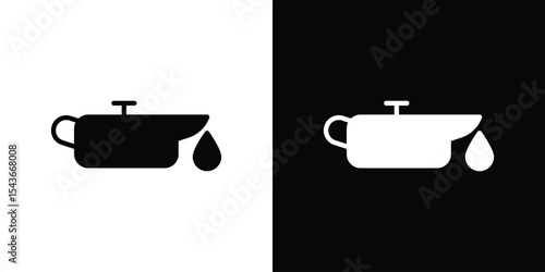 Oil can icon collection. line stroke icon. EPS 10