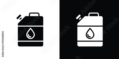 Oil can icon collection. line stroke icon. EPS 10