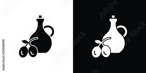 Olive oil icon collection. line stroke icon. EPS 10