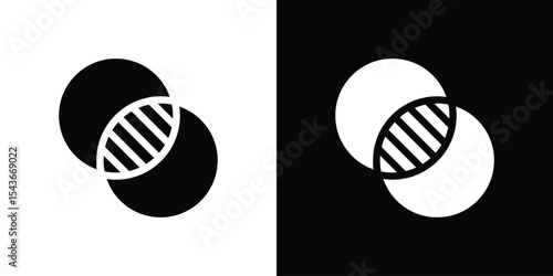 Opacity icon collection. line stroke icon. EPS 10