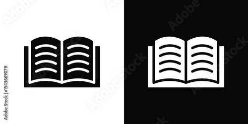 open book icon collection. line stroke icon. EPS 10