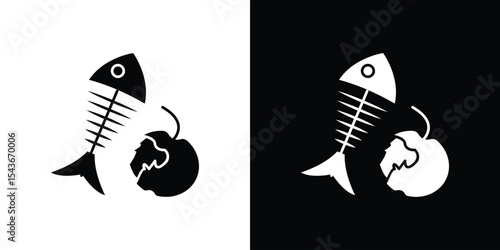 Organic waste icon collection. line stroke icon. EPS 10