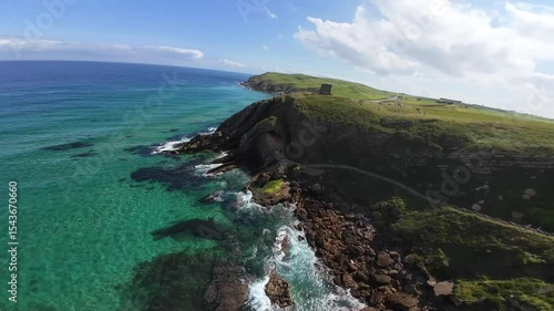 Hermitage of Santa Justa, Hermitage, Chapel, Small seaside church, Rock chapel, Cliffside chapel, Hermitage by the sea, Seaside chapel, Small church on the beach, Ancient coastal chapel, Stone chapel,