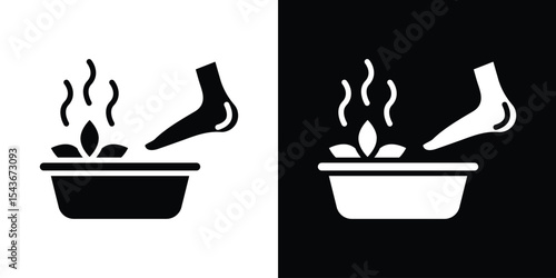 Pedicure icon collection. line stroke icon. EPS 10