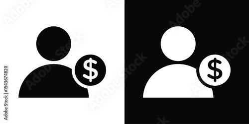Personal loan icon collection. line stroke icon. EPS 10