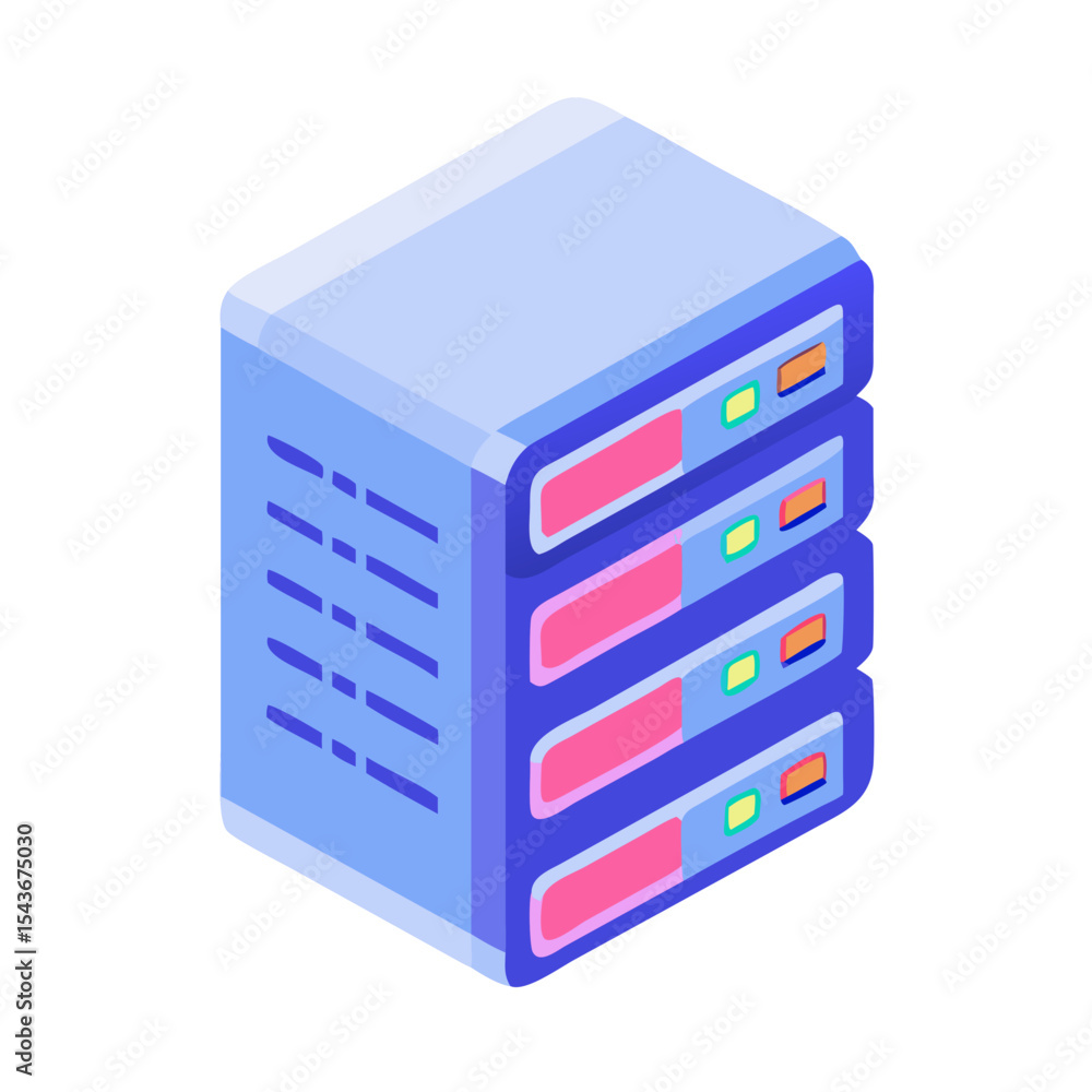 Server tower icon Material SVG Icon Server tower icon Material SVG Icon
