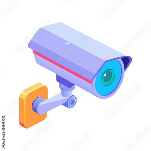 Security camera wall mounted Material SVG Icon